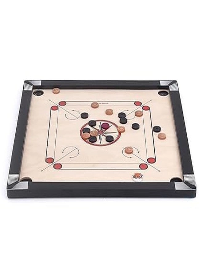 Carrom Board - Premium Matte Finish Striker Coins Powder