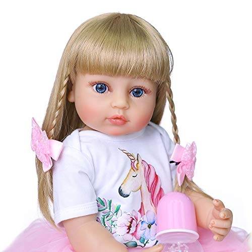 Reborn Baby Doll - 22 inch Silicone Vinyl Blond