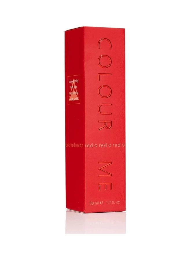 Colour Me Red Eau de Toilette 50ml Bundle