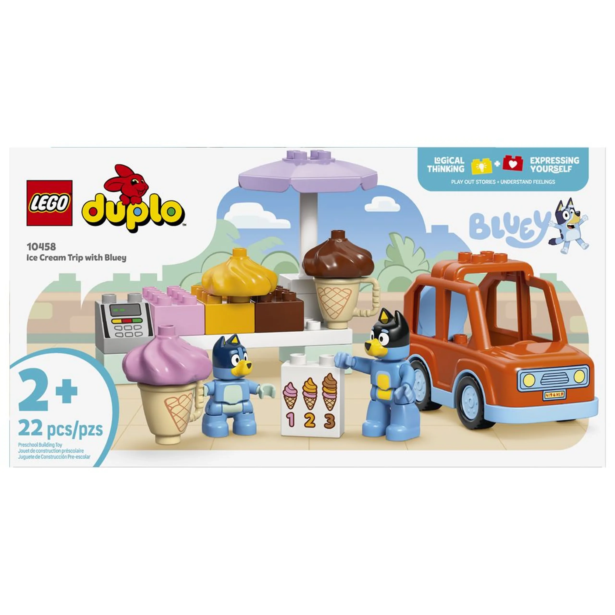 Duplo Ice Cream Trip with Bluey
