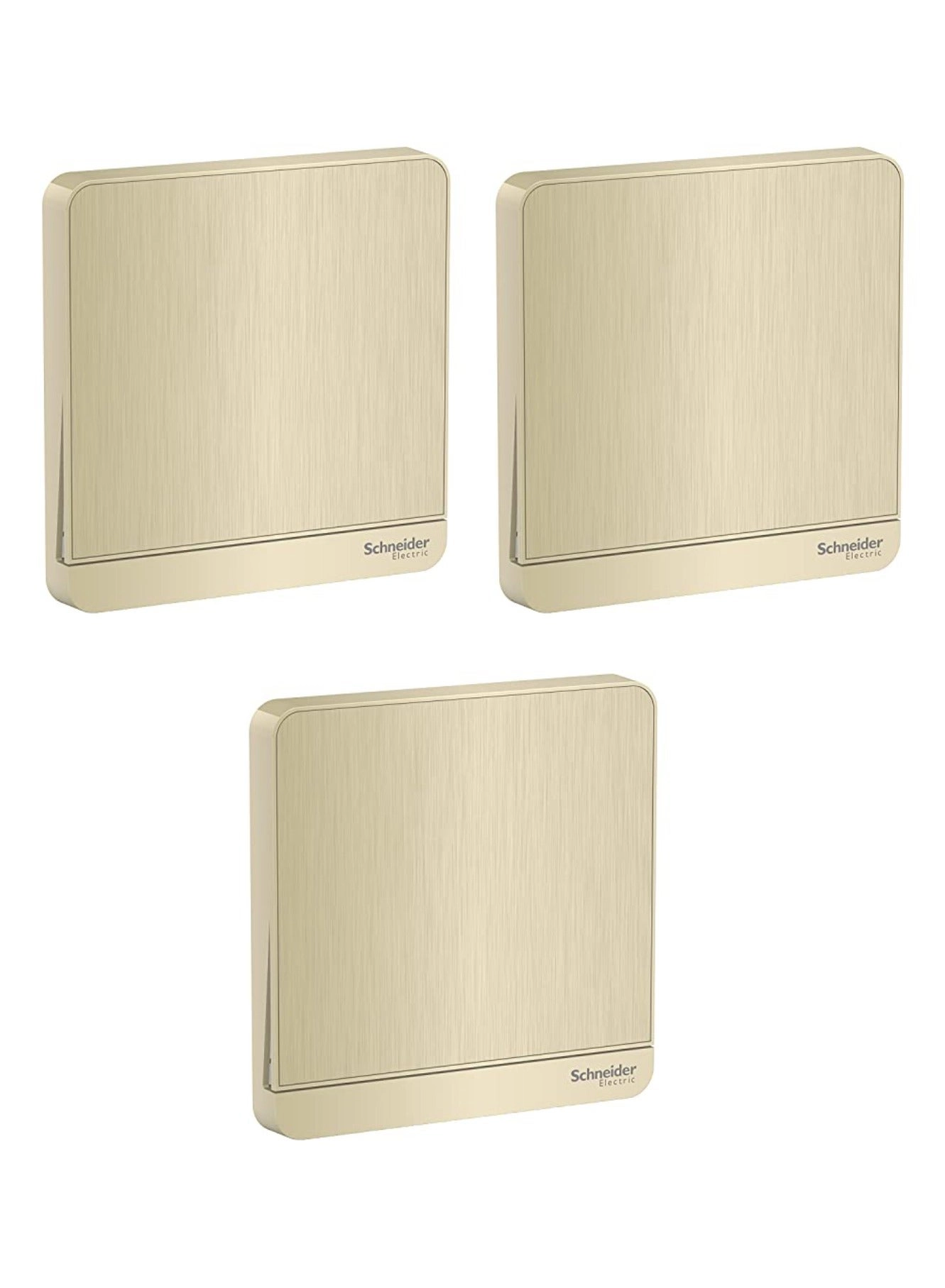Schneider Electric AvatarOn 16AX 1-Gang 1-Way Switch - 3 pcs