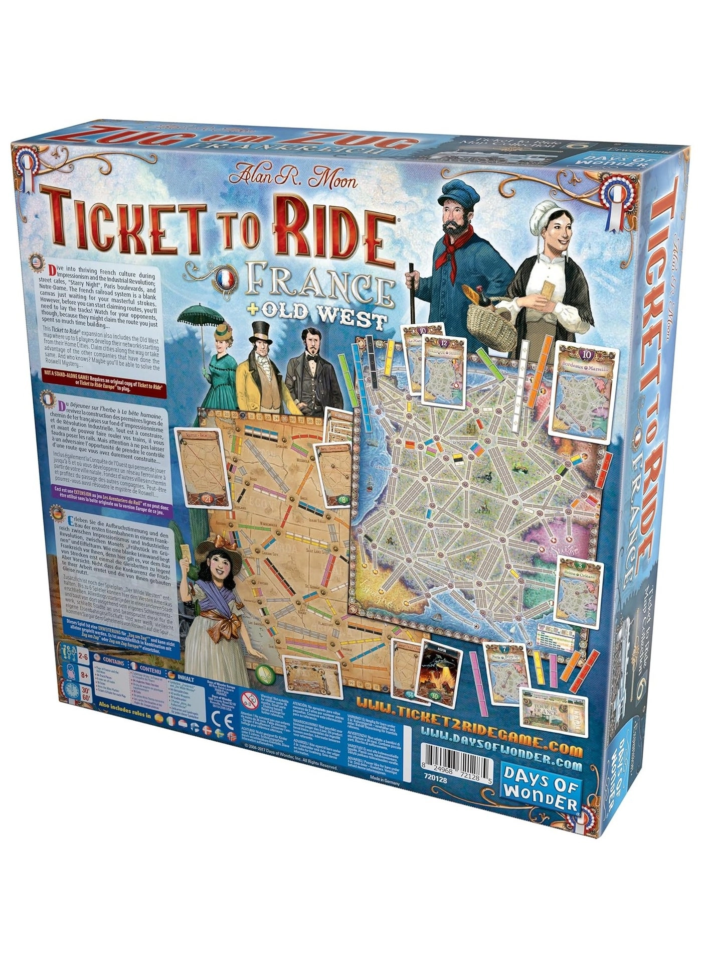 Ticket To Ride: Vol 6: France & Old West Expansion