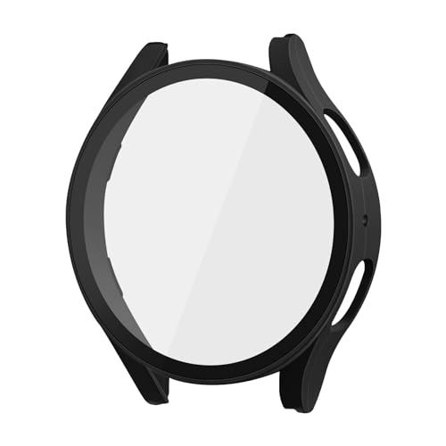 Tobfit PC Case Cover with Attached Screen Protector for Samsung Galaxy Watch 6 - 44mm