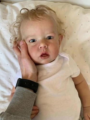 Liam Reborn Baby Doll - 20 inch Vinyl Boy Blonde Hair Ages 3+