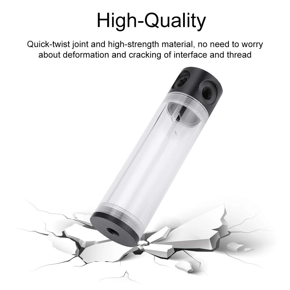 Water Cooling Reservoir - 190mm*50mm G1/4'' POM