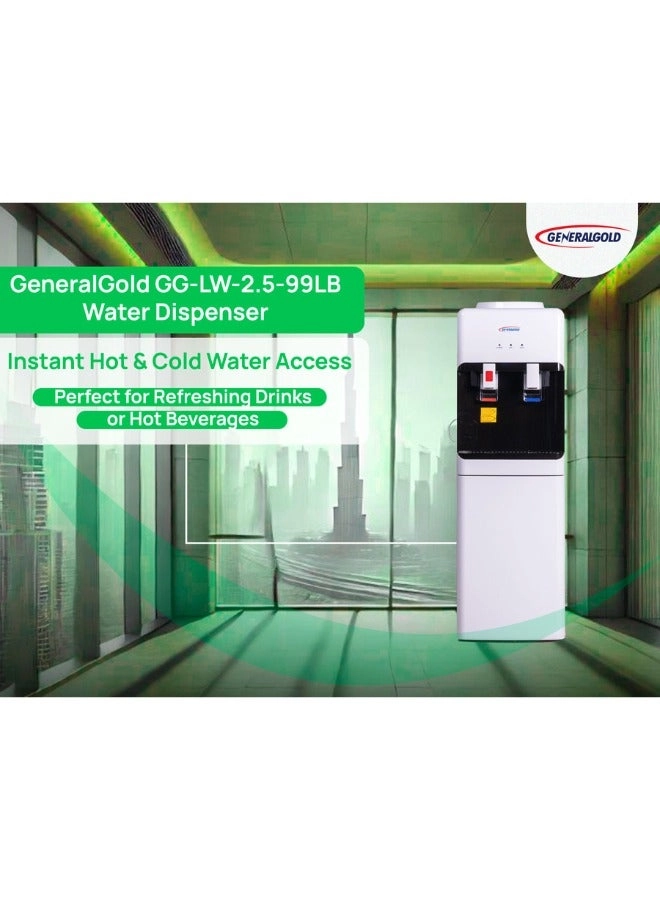 GG-LW-2.5-99LB - Freestanding Hot and Cold