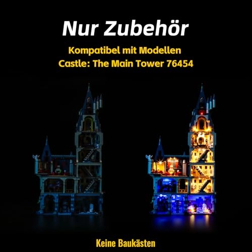 LED Light Set - Compatible with Lego 76454 Battery Powered