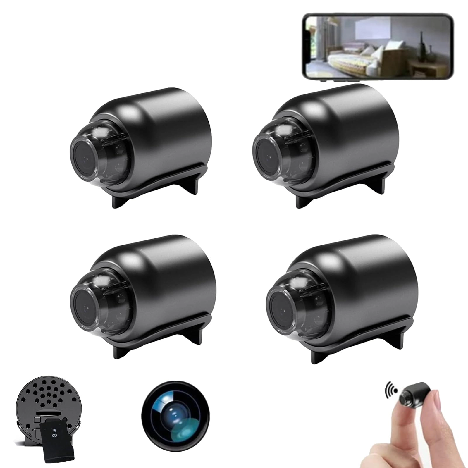 LBHGRMF Mini Wifi Camera 1080p