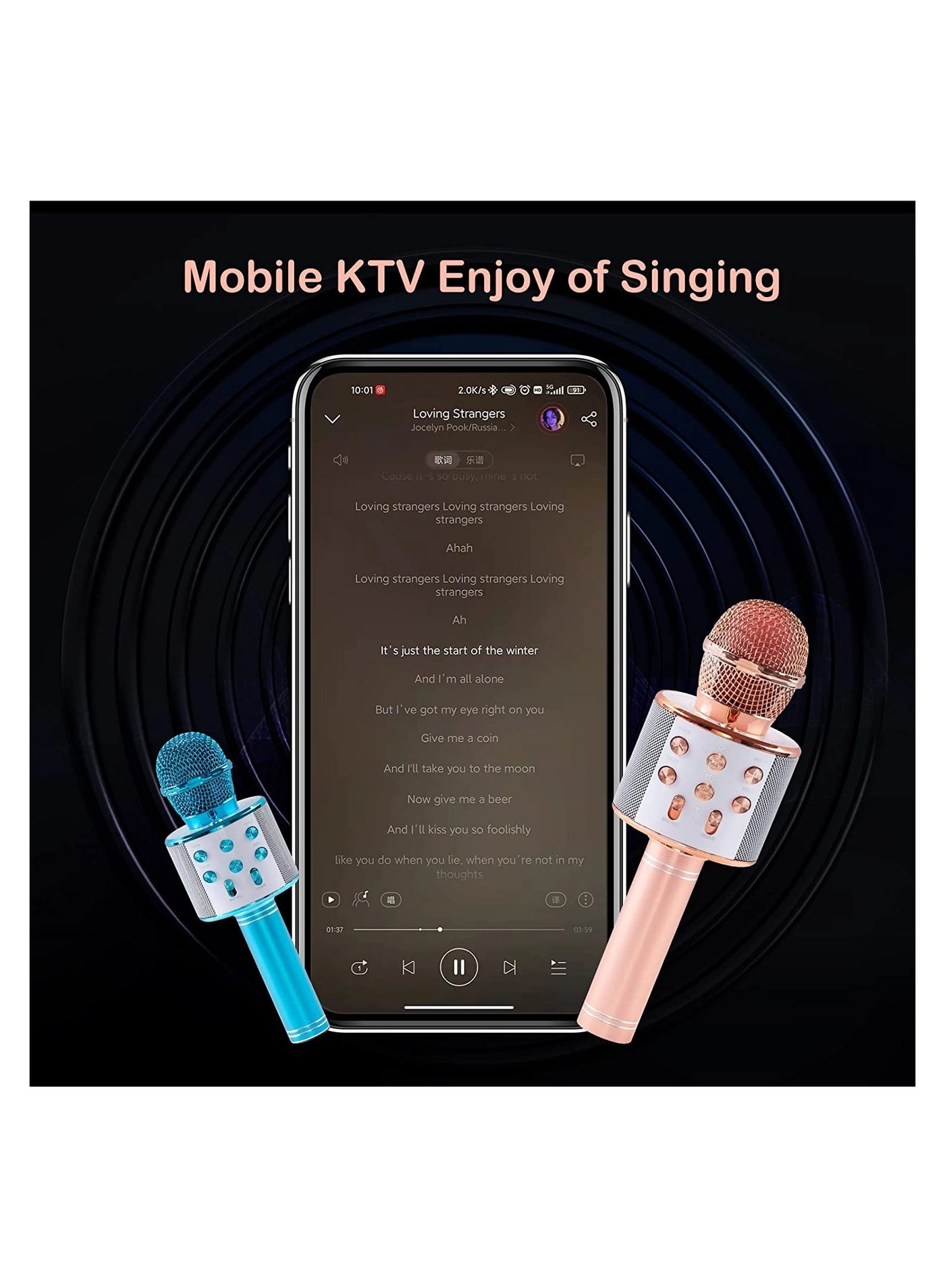 Handheld Wireless Bluetooth Microphone