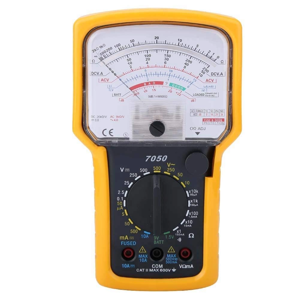 LZFgjsc KT7050 - Analog Multimeter Portable Battery Tester Sound Continuity