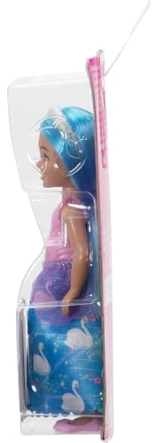 Barbie Chelsea - Blue Hair White Headband Colorful Printed Skirt Ages 3+