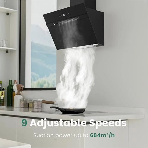 Inclined Extractor Hood - 684 m³/h 60 cm