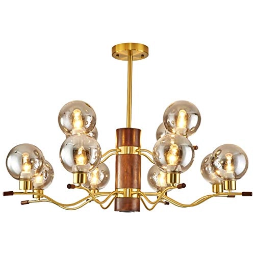 E27 Japanese Style Log Belt Chandelier - 4 head White