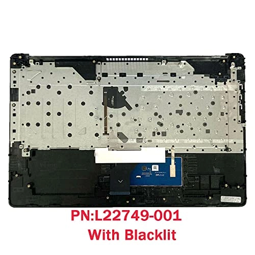 Palmrest Upper Case - Gray Backlit Keyboard