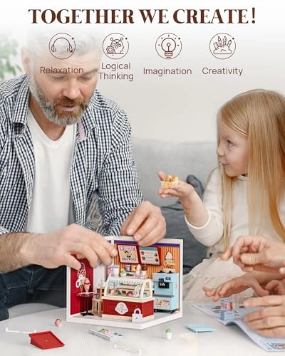 DIY Miniature Dollhouse Kit - Ice Cream Store 124 scale