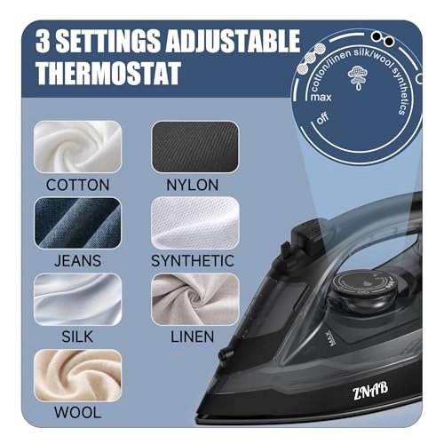 Steam Iron - 2000W Ceramic Soleplate