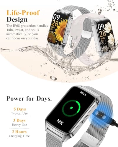 Fitness Tracker Smart Watch - 1.57 Waterproof