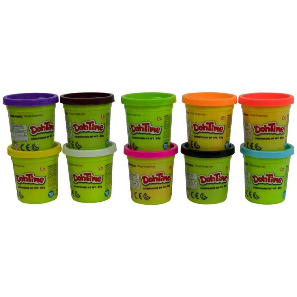 DohTime Dough PVC Tube - 3+ years 10 pcs