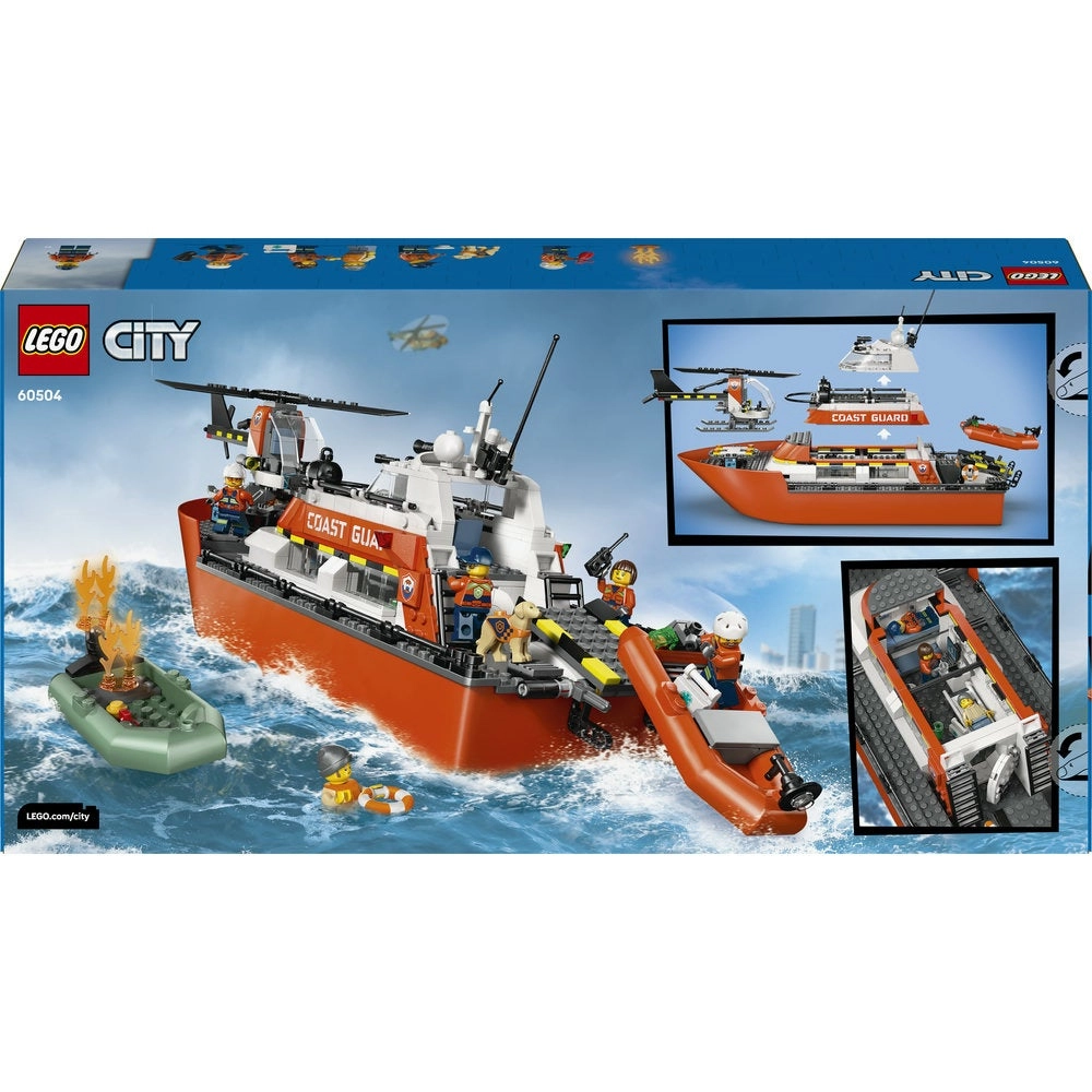 City Coast Guard Rescue Boat & Helicopter (60504)
