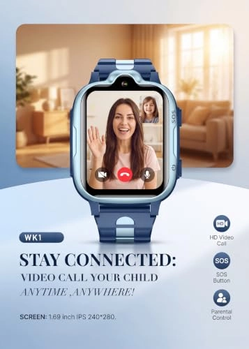 WK1 43mm ABS+PC LTE GPS