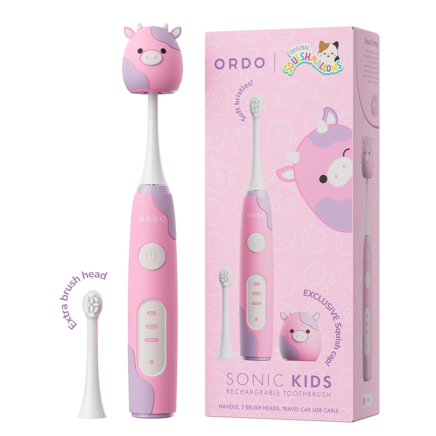 Sonic Kids Rechargeable Toothbrush - Patty 3 Brushing Modes