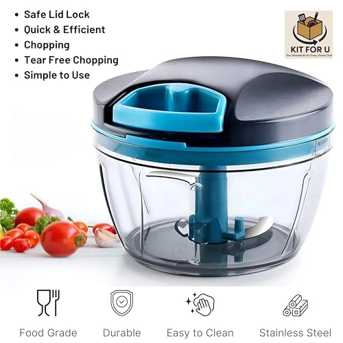 Kitchen Handy String Chopper - 470 ML 3-blade
