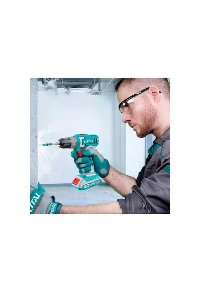 Cordless Drill - 2.0 Ampere-hour 20V + Impact Wrench