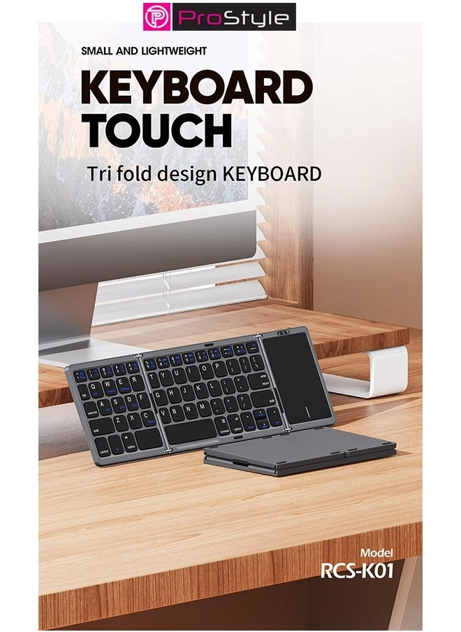 Foldable Wireless Keyboard - EN Wired/Wireless