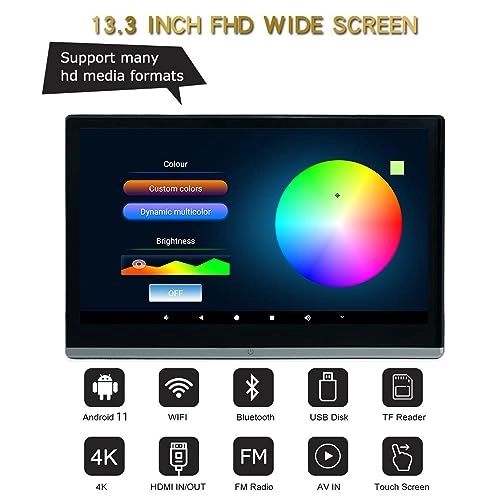 Car Headrest Display - 13.3in
