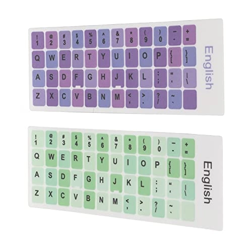 Keyboard Stickers - 2pcs English PVC