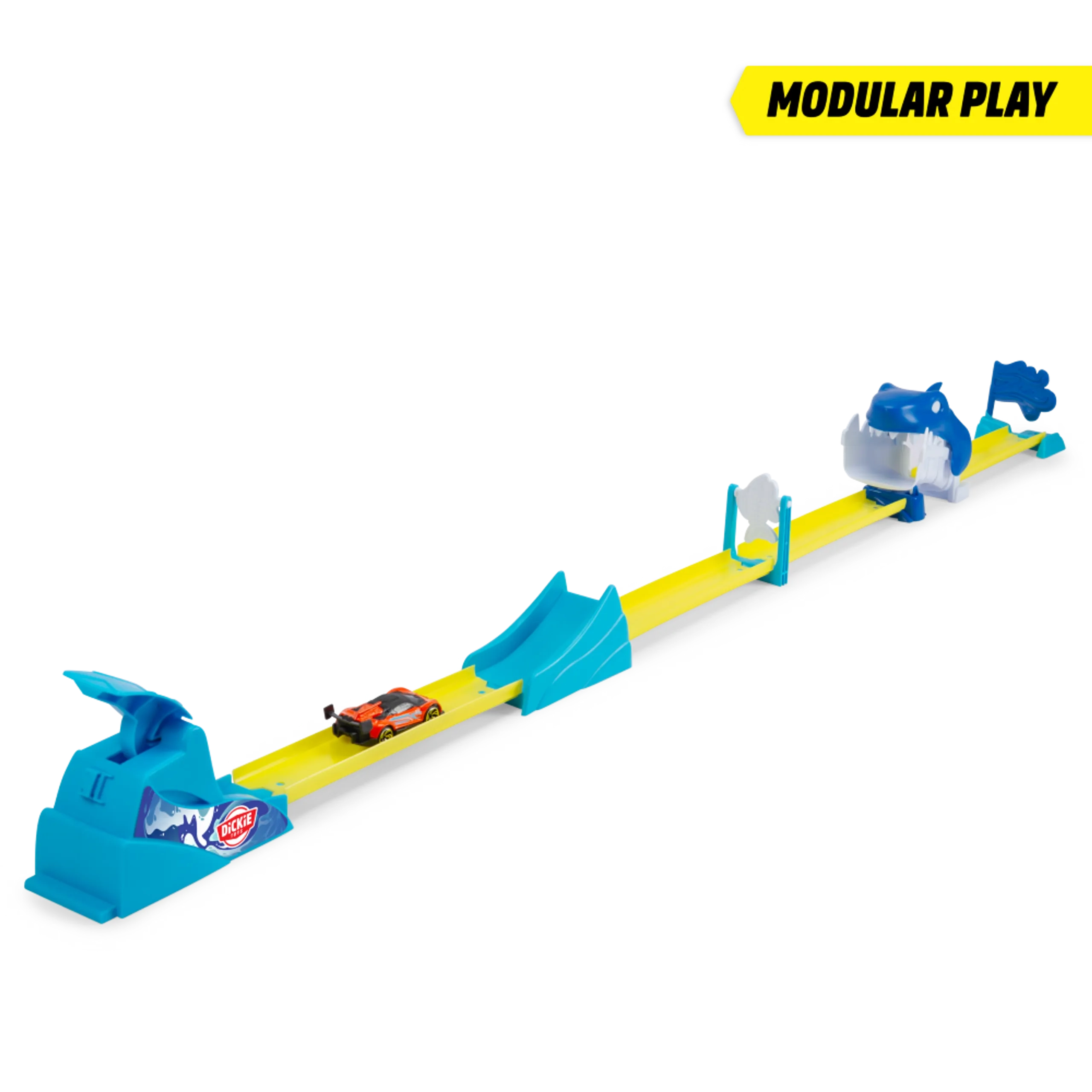 Shark Launcher Track Set - 115 cm track Metal car