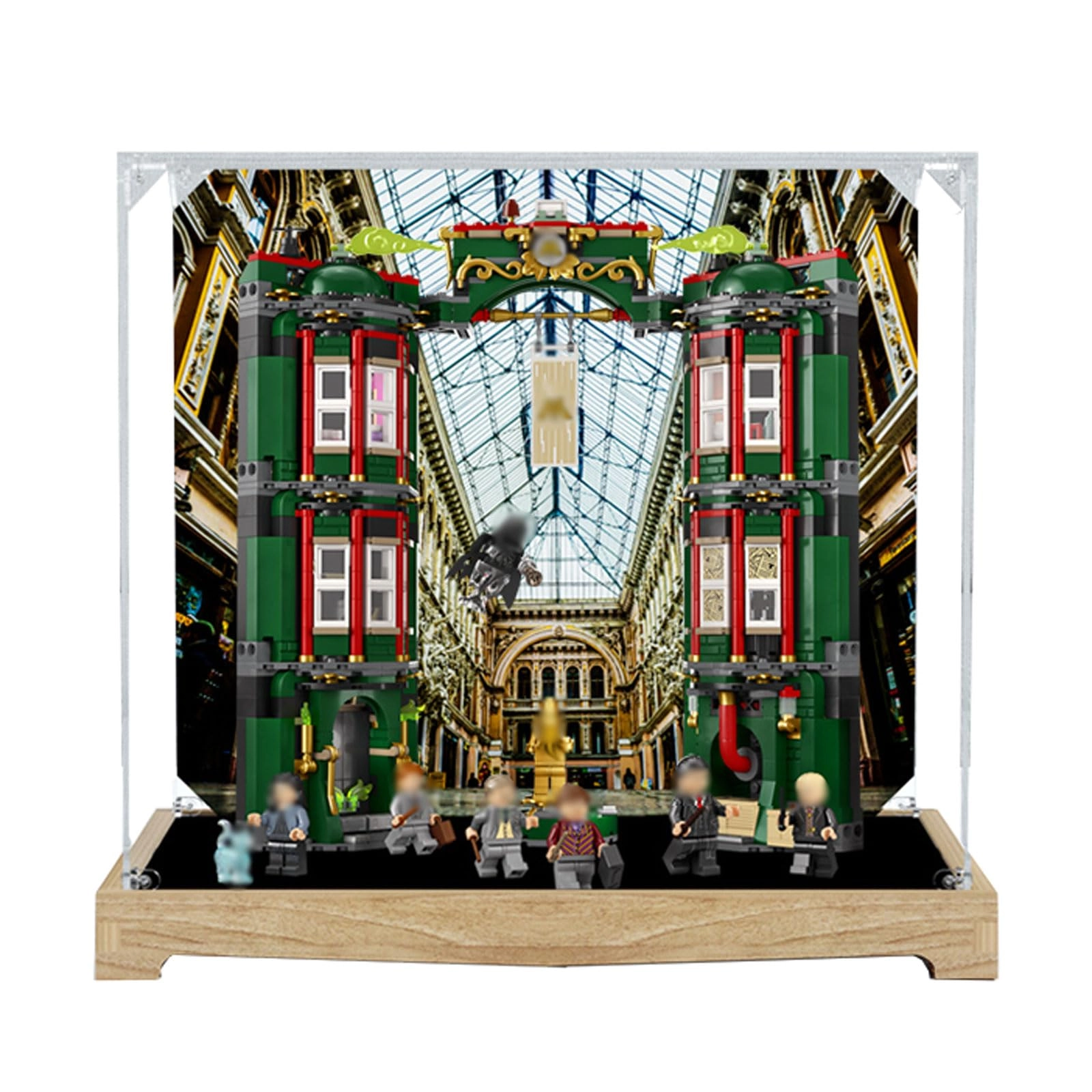 TIANQING Clear Acrylic Display Case - 40 x 25 x 35 cm Dustproof