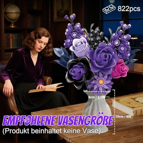 Roses Bouquet - 822 pcs