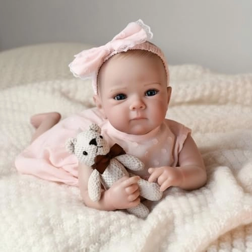 Bettie Reborn Baby Doll - 18 inch Silicone Vinyl Girl Ages 3+