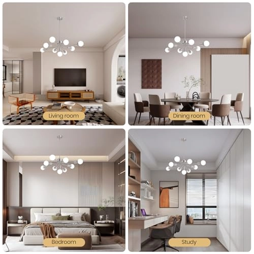 Sputnik Pendant Chandelier - 100cm to 130cm