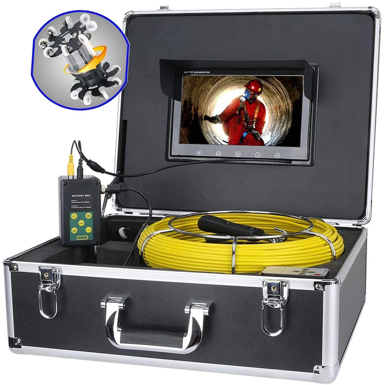 Pipe Inspection camcorder - 30/50m 4.8MM