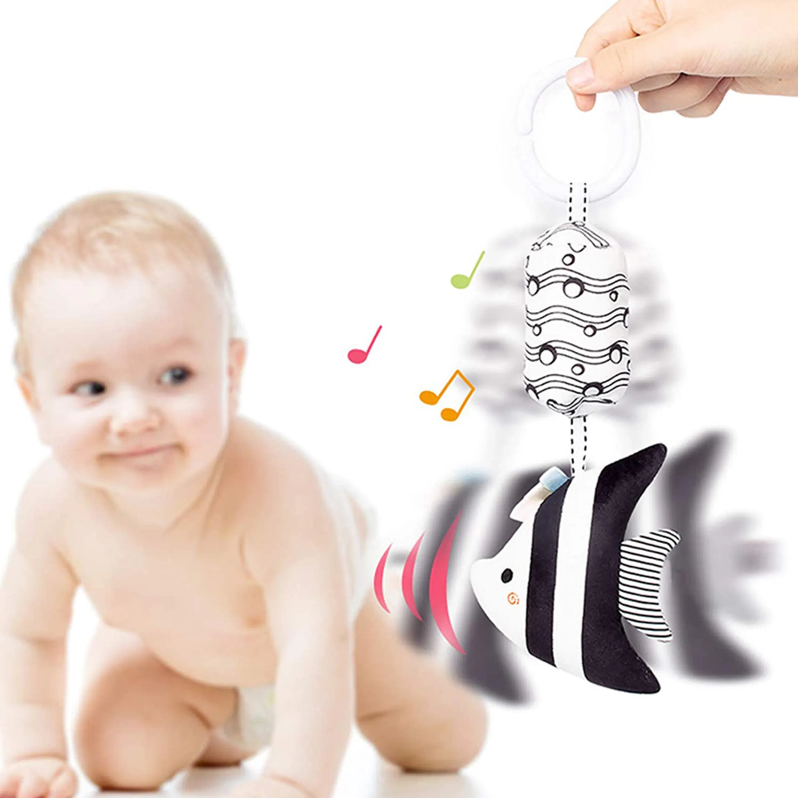 Hanging Rattle Soft Toy - Suitable for 6 months & above