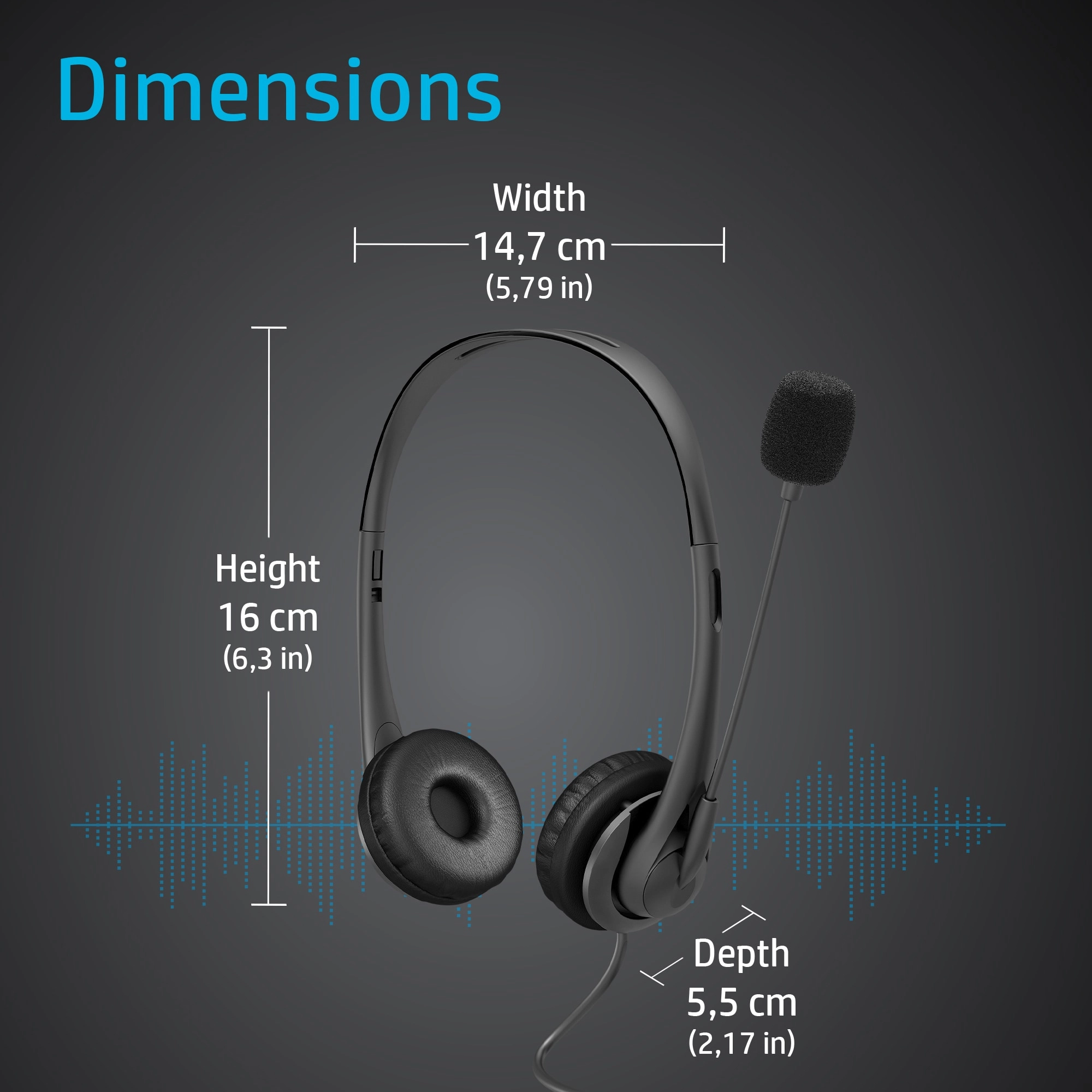 3.5mm Stereo Wired Business Headset