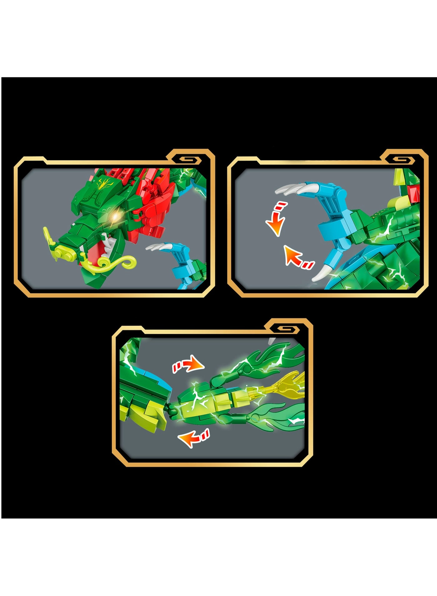 Dragon - Green Dragon 557 pcs