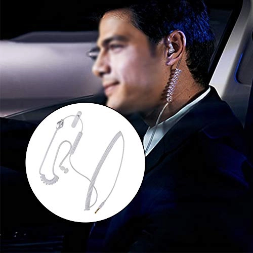 3.5mm Anti Radiation Monaural Air Tube Earpiece - Wired Earphone