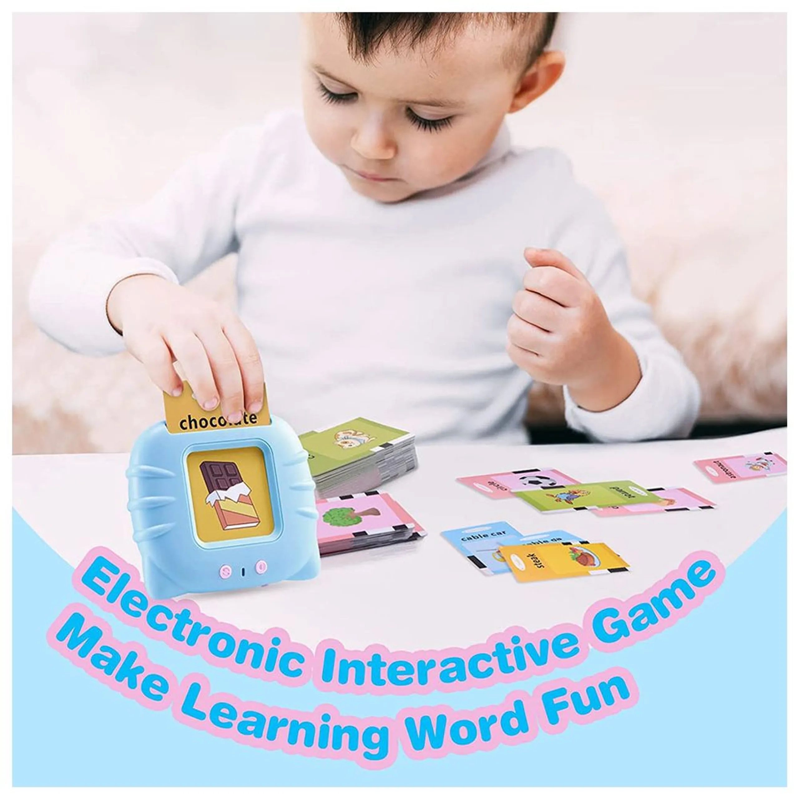 Talking Flash Cards - Suitable for 2 years and above
