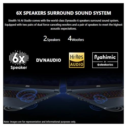 Stealth 16 AI Ultra Thin - 16'' Ultra 9-185H 64GB DDR5 4TB SSD