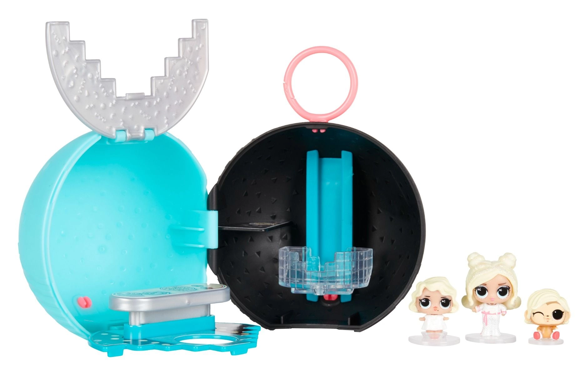 Mini Family in Sidekick - 3 Mini Dolls All-in-one Ball Playset Ages 3+
