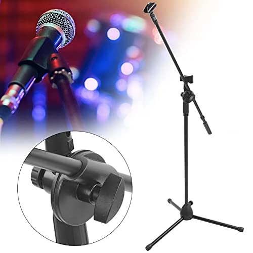 Tripod Boom Microphone Stand - 360 Degrees Rotation 139cm