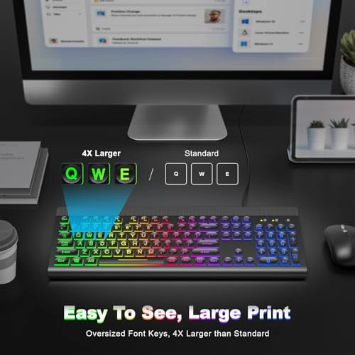 Standard Keyboard - Full Size Wired