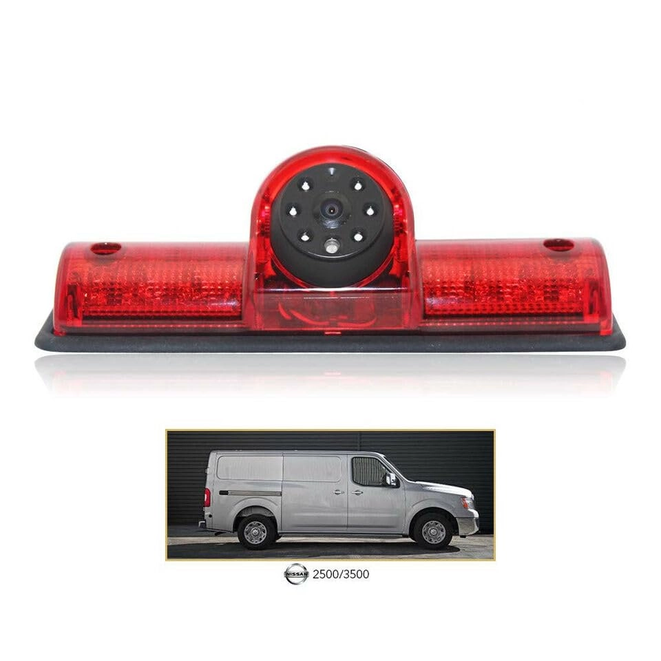 HD Brake Light Reversing Camera - 628x586 pixels