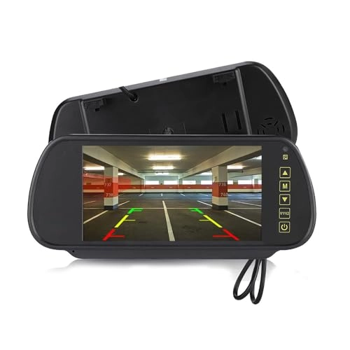 Brake Light Reversing Camera + Rear View Mirror Monitor - Night vision 628 x 586 pixels