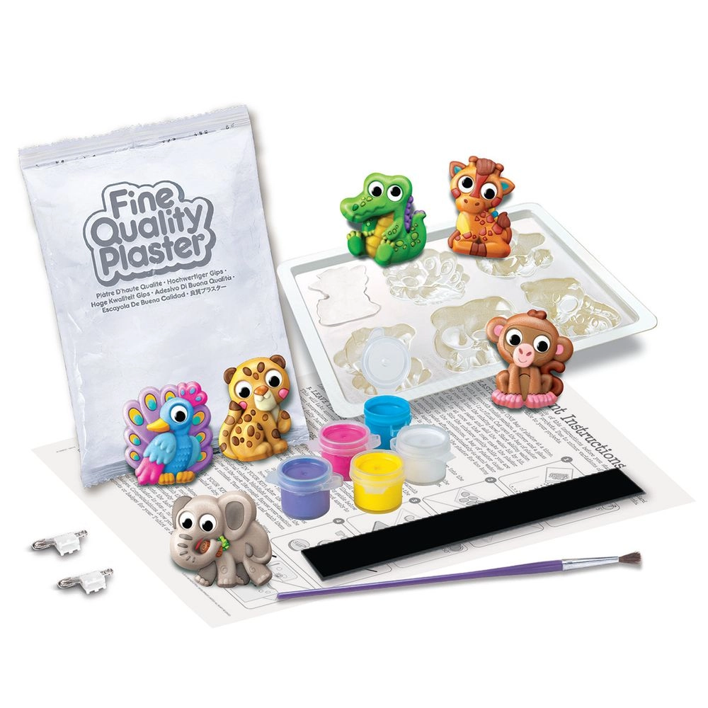 Mould & Paint Craft Kit - Googly Eyes Animals - 5+ years