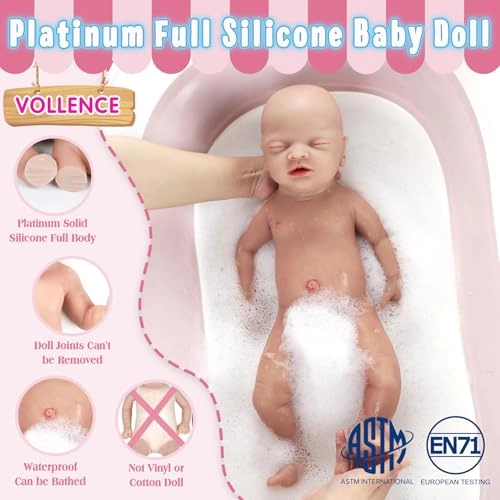 Reborn silicone baby doll - 18inch Boy Ages 3+