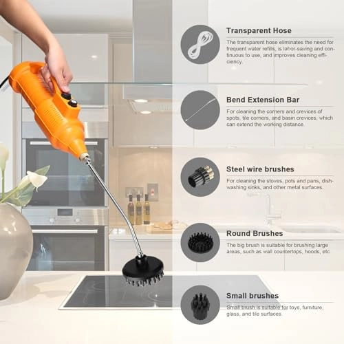 Steam Cleaner - 3 bar 1200 Milliliters